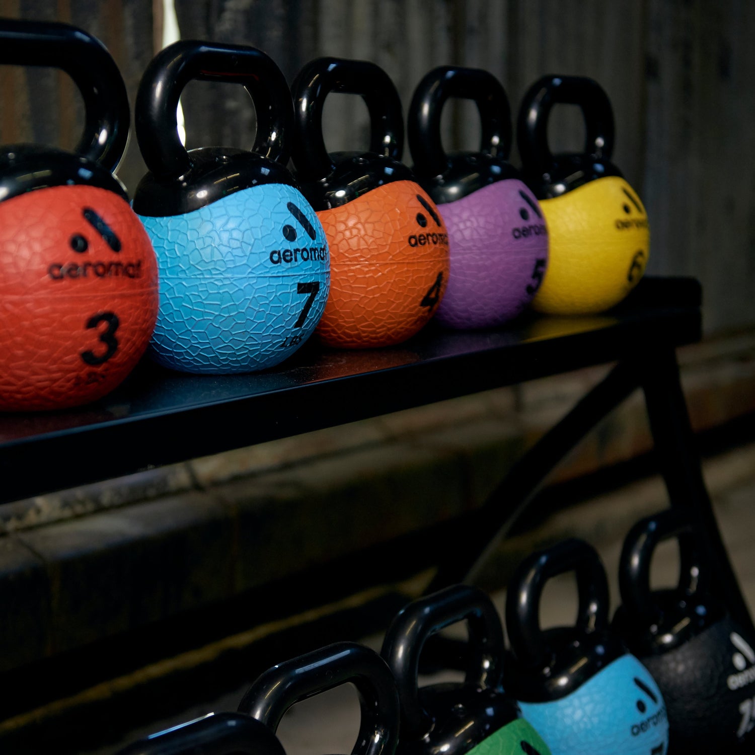 Kettlebell Medicine Ball Rack 2-Tier