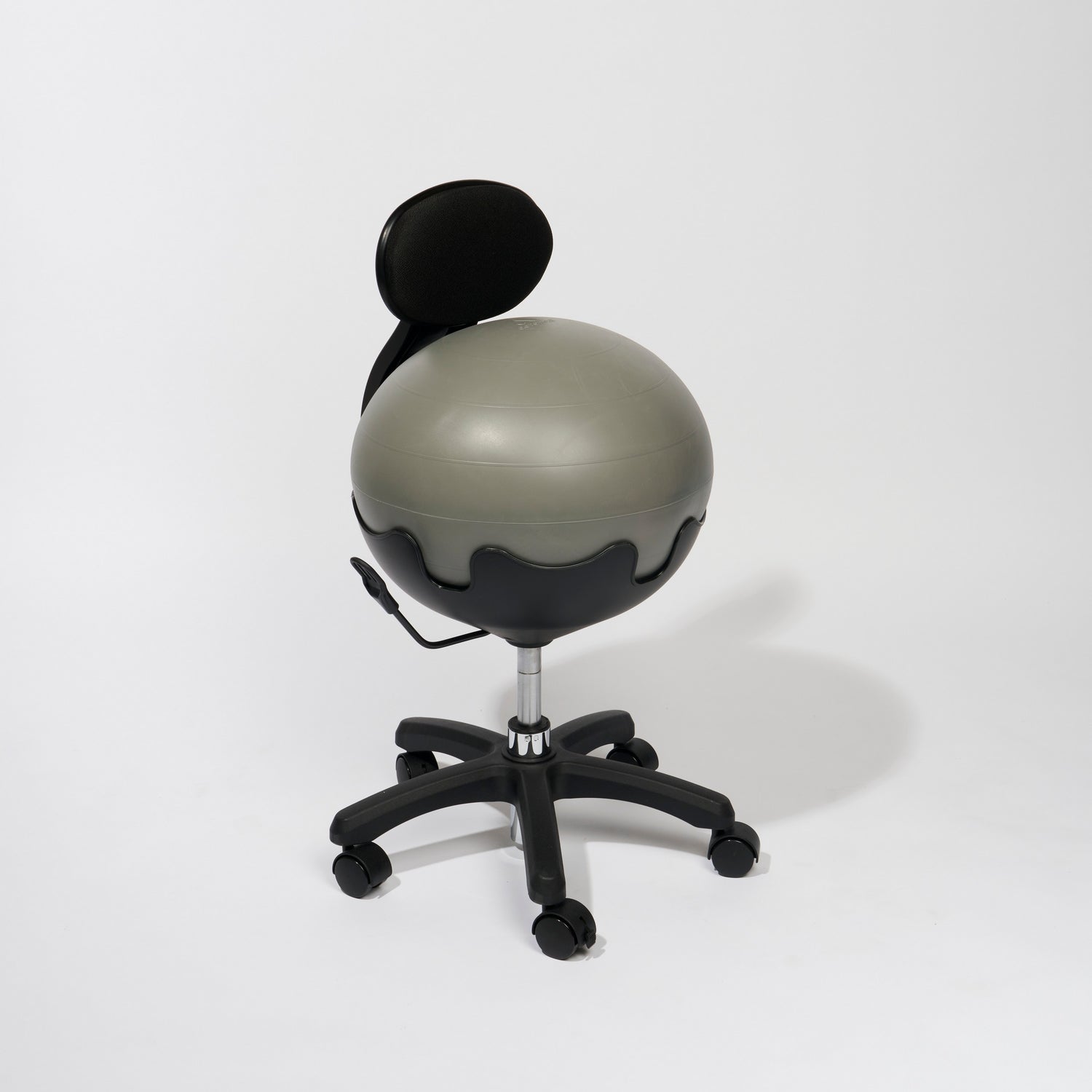 Gray; Elite Height Adjustable Ball Chair