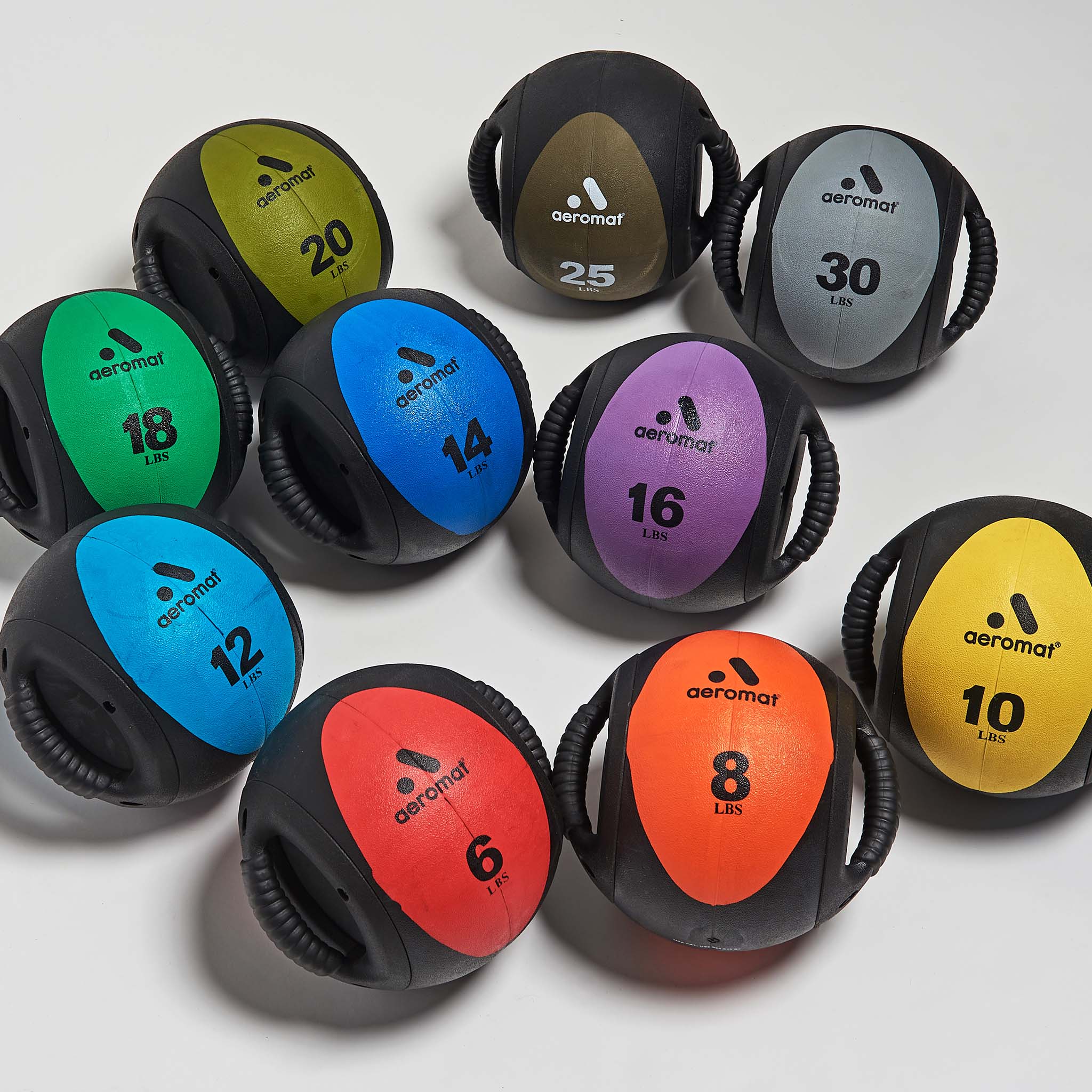 Aeromat Dual Grip Power Medicine Ball