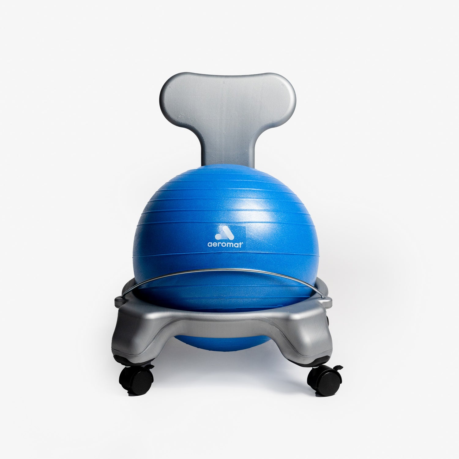 Blue Ball Gray Chair, Kids Ball Chair