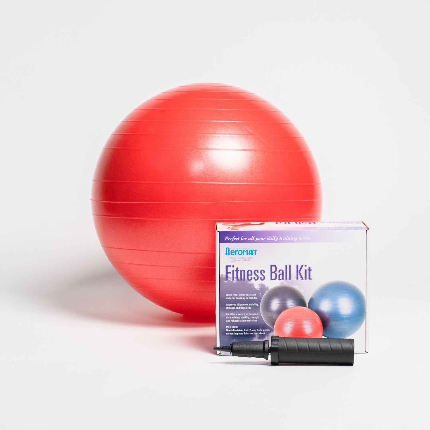 55 cm (Red), Fitness Ball Kit