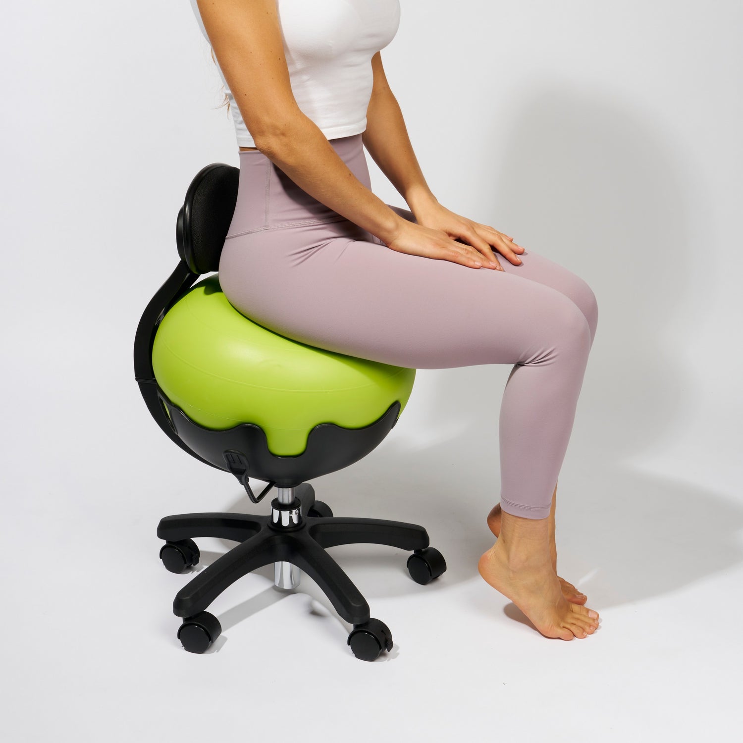 Group; Elite Height Adjustable Ball Chair; Green