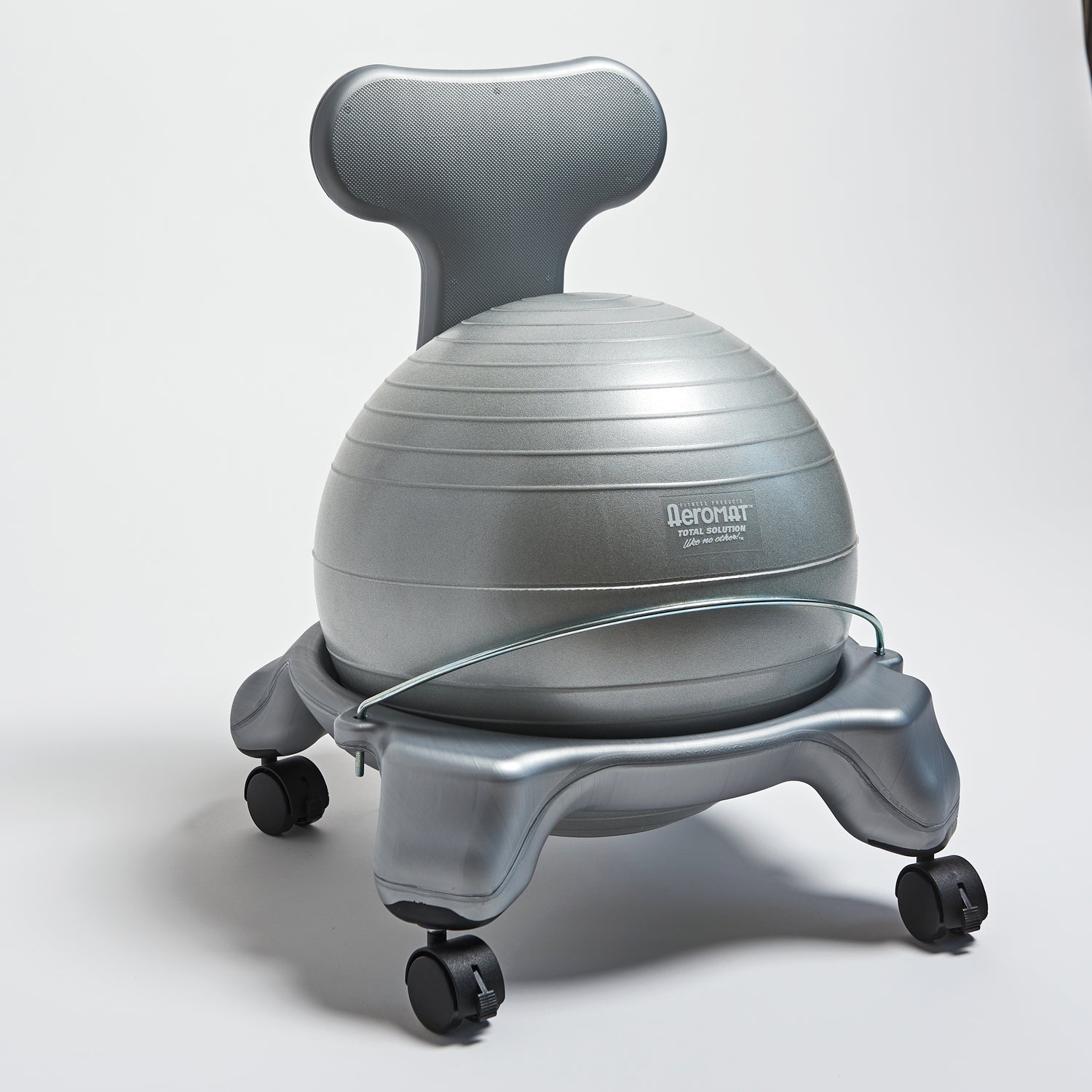 Gray Ball Gray Chair, Kids Ball Chair