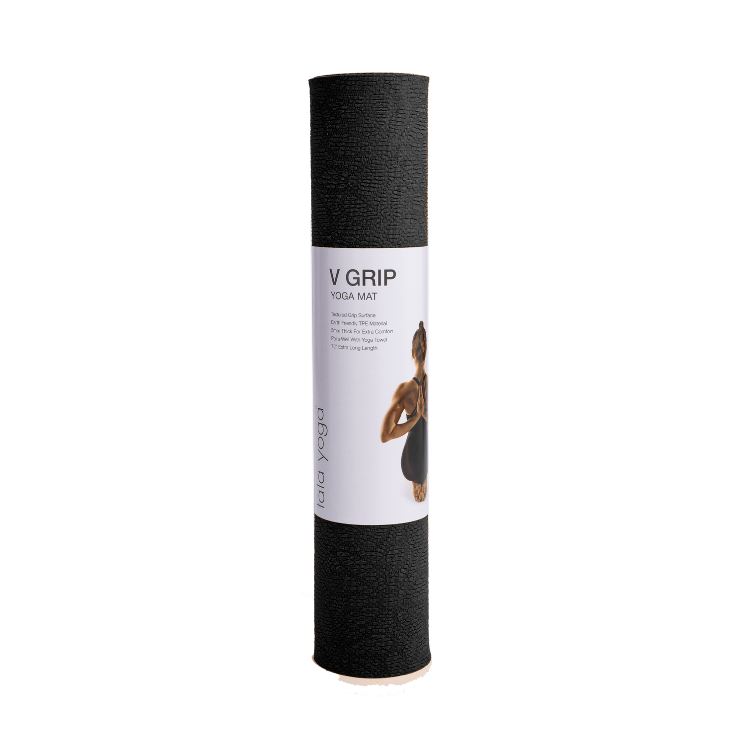 Black, Tala Optimo V Grip Mat