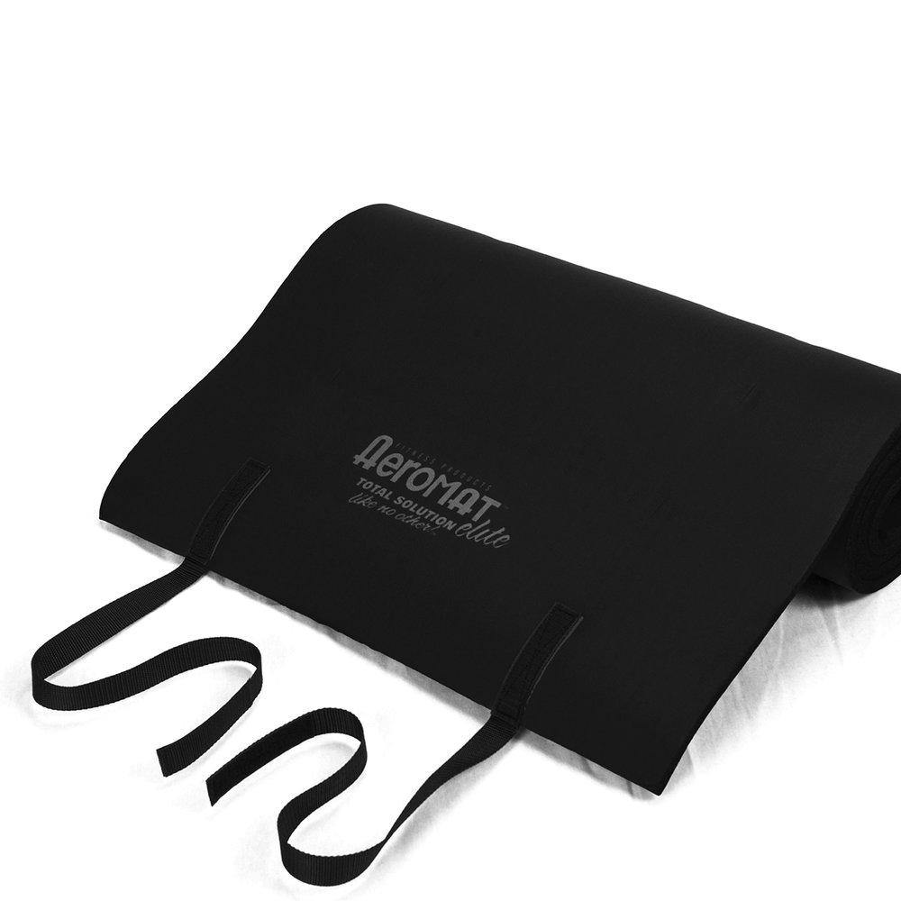 Black, Elite Smooth Surface Mat with Strap