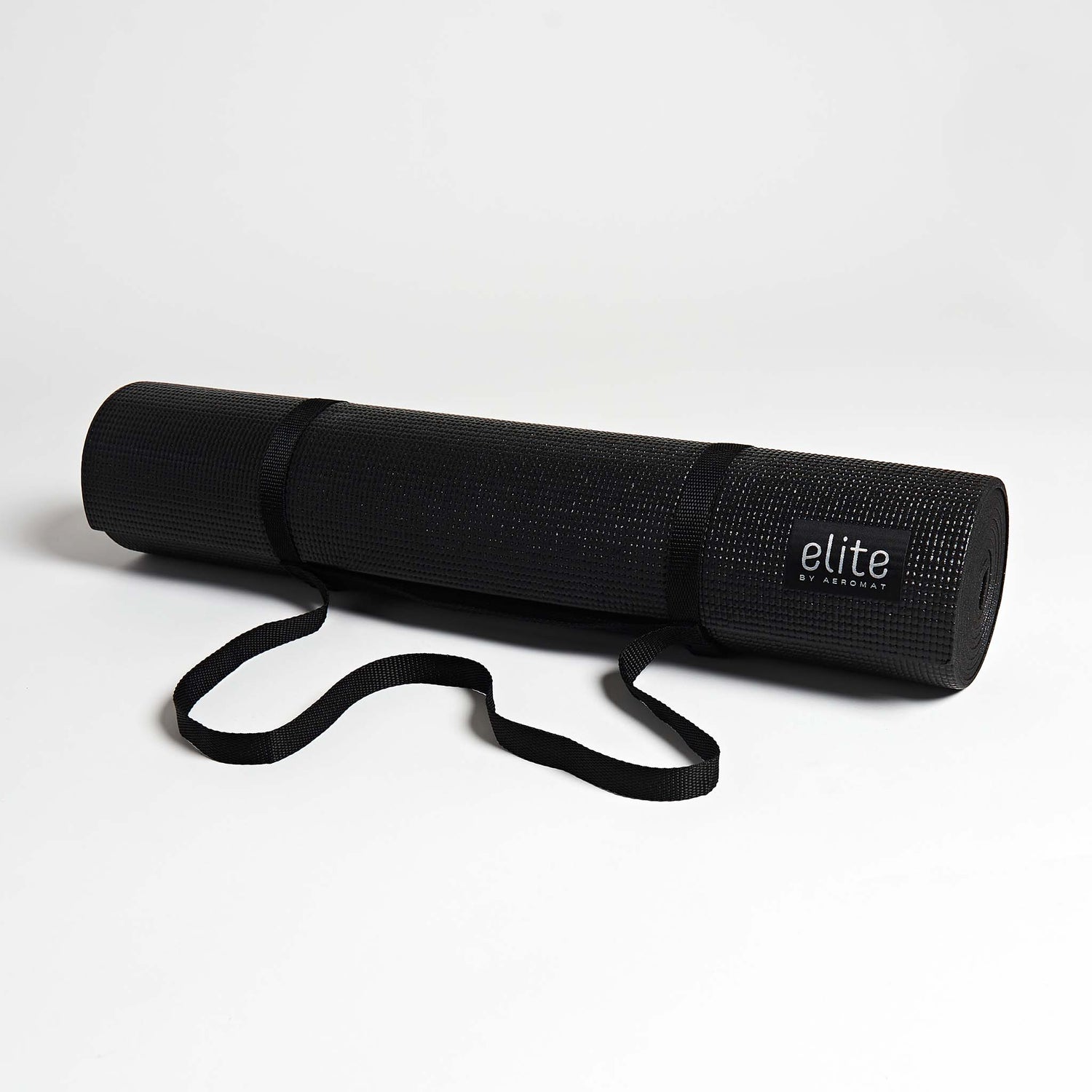 Black, With Harness, Elite Yoga/Pilates Mat