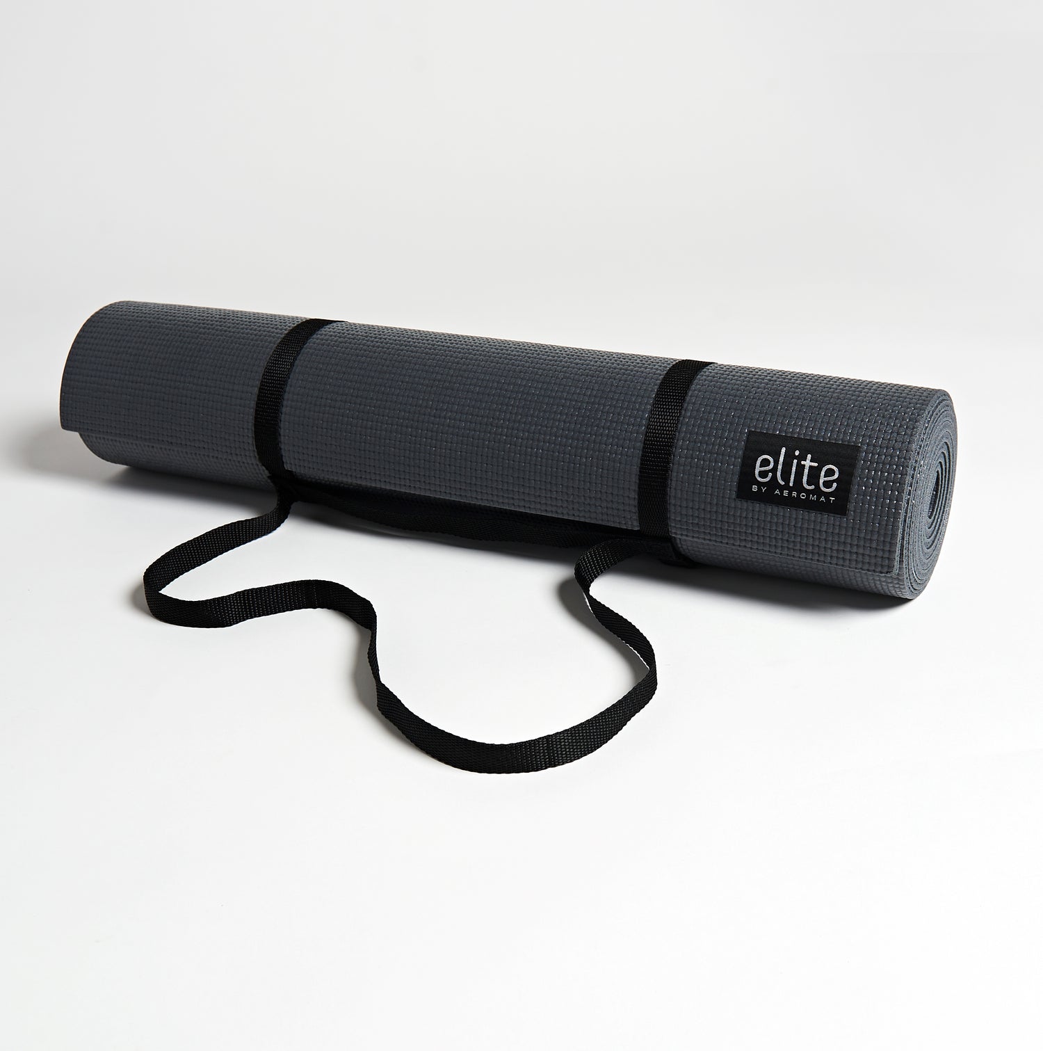 Slate, With Harness, Elite Yoga/Pilates Mat